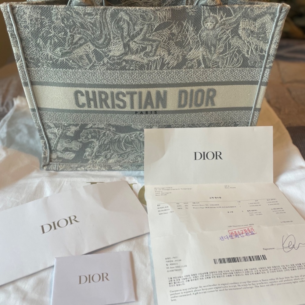 Christian Dior Book Tote - Picture 8 of 12